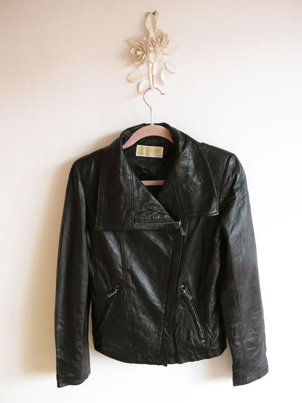 michael kors leather jacket tk maxx